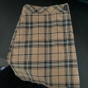 Plaid skirt